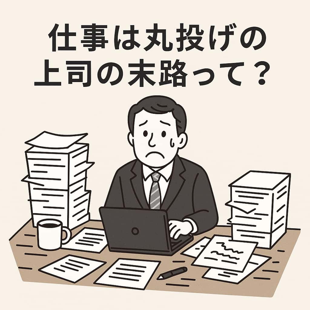 仕事は丸投げの上司の末路って？