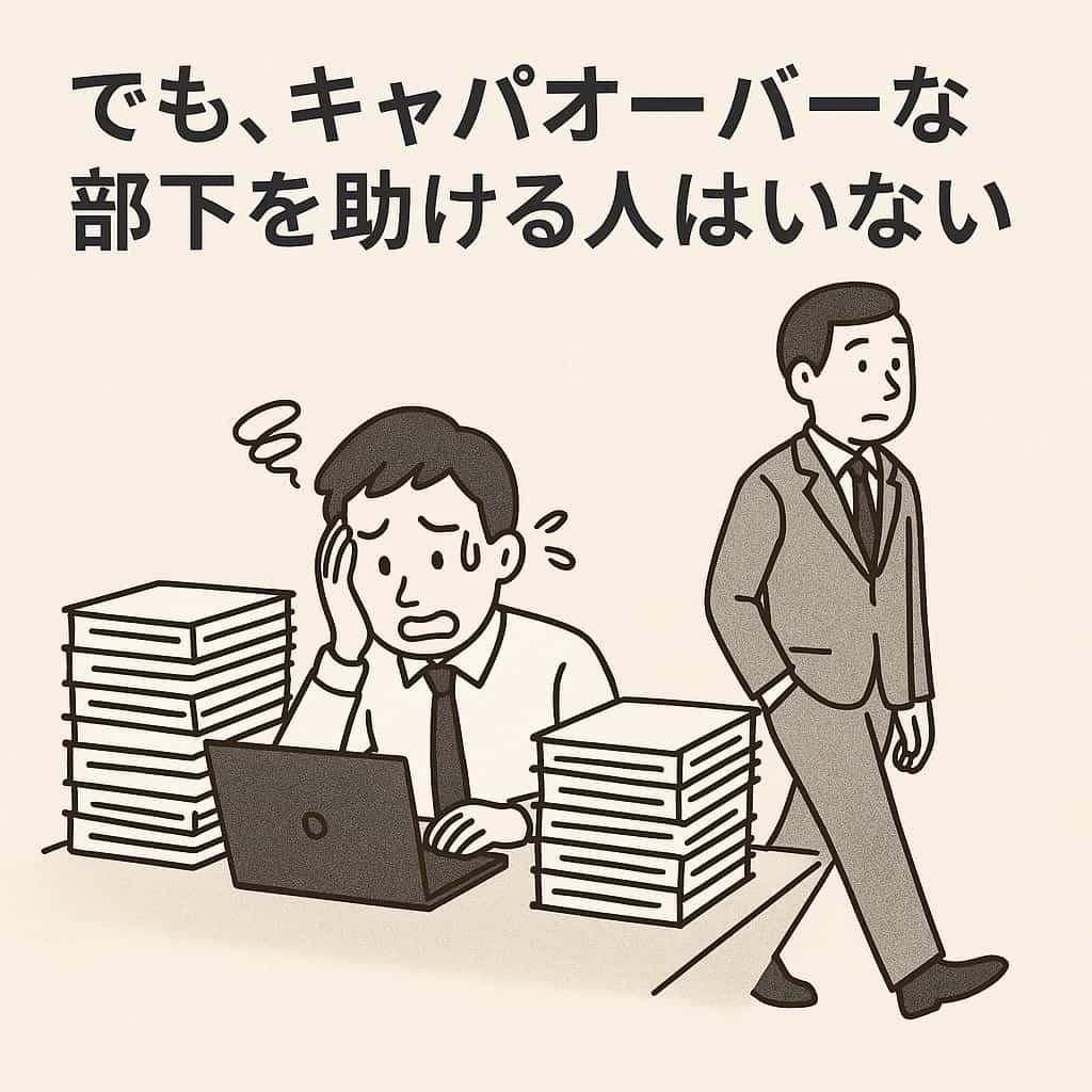 でも、キャパオーバーな部下を助ける人はいない